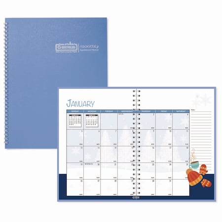 House Of Doolittle Seasonal Monthly Planner, Illustrated Seasons Artwork, 10 x 7, 12-Month (Jan to Dec): 2025 239-08